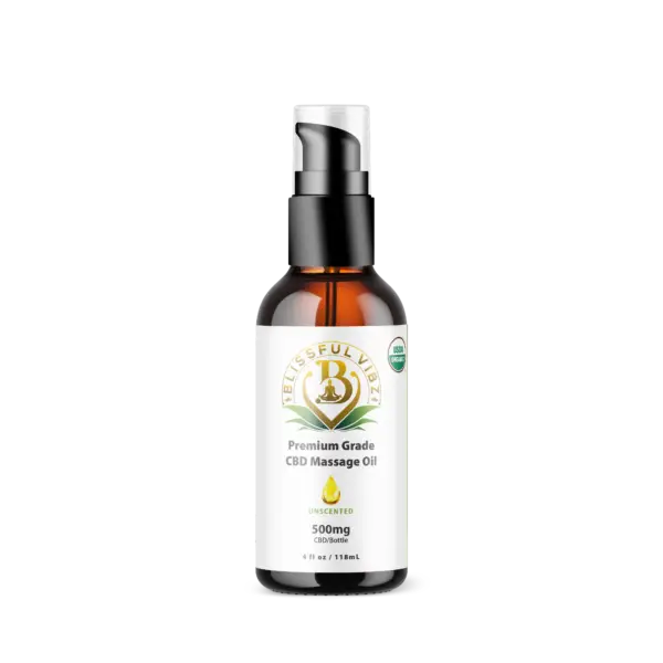 500mg CBD Massage Oil Unscented