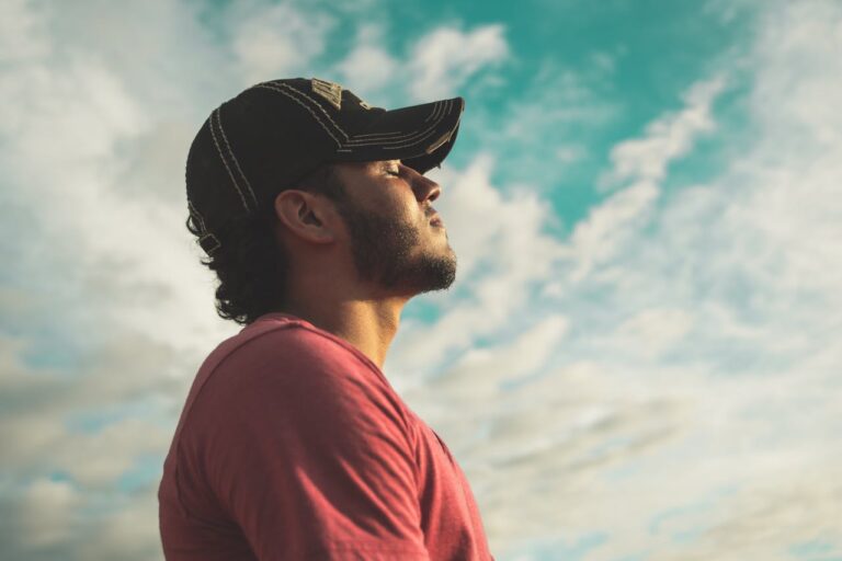 CBD for focus Man focusing